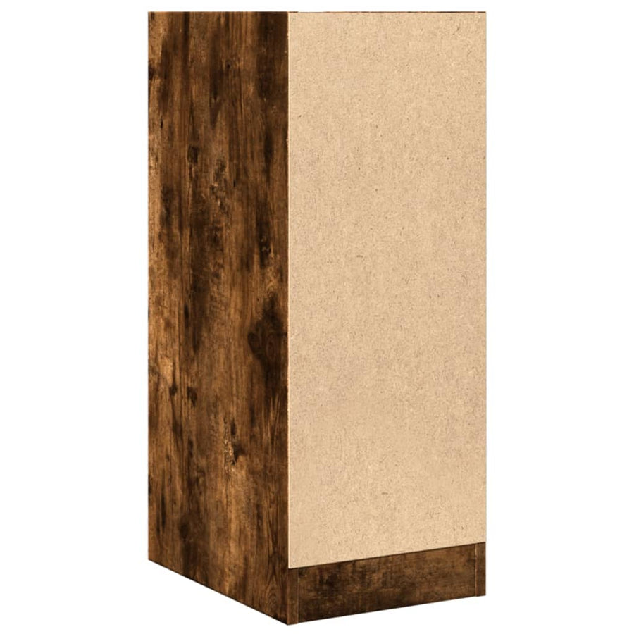 Apothekerskast 30x41x77,5 cm bewerkt hout gerookt eikenkleurig