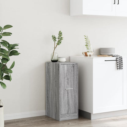 Apothekerskast 30x41x77,5 cm bewerkt hout grijs sonoma eiken