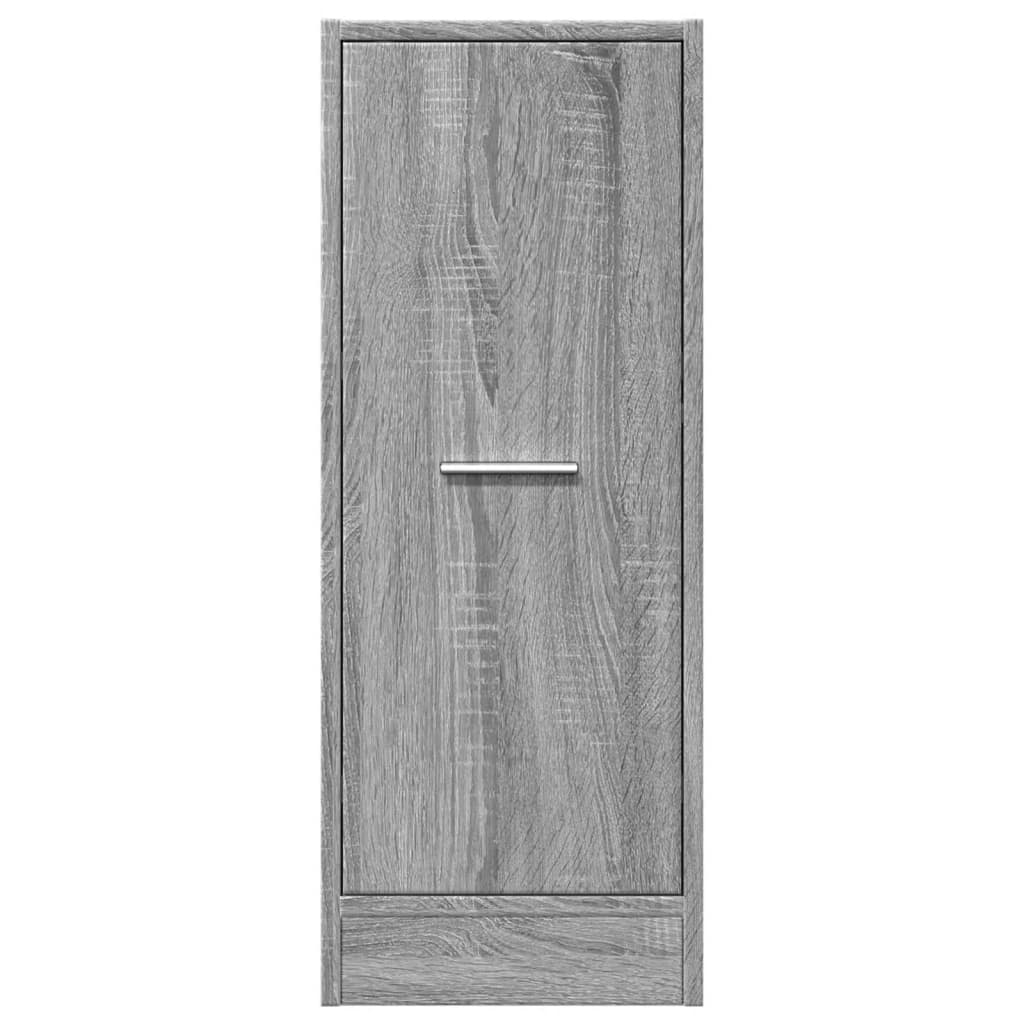 Apothekerskast 30x41x77,5 cm bewerkt hout grijs sonoma eiken