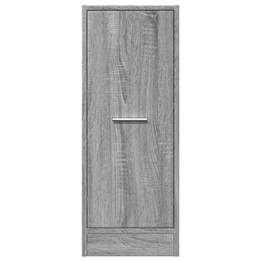 Apothekerskast 30x41x77,5 cm bewerkt hout grijs sonoma eiken