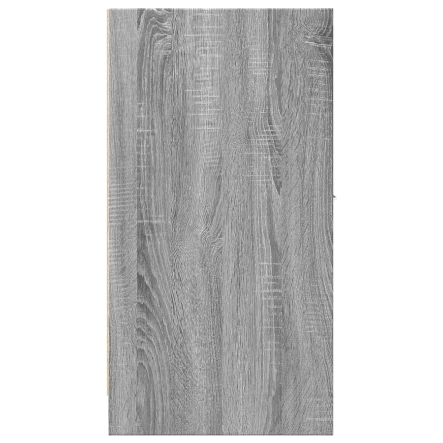 Apothekerskast 30x41x77,5 cm bewerkt hout grijs sonoma eiken