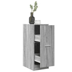 Apothekerskast 30x41x77,5 cm bewerkt hout grijs sonoma eiken