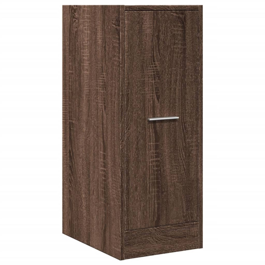 Apothekerskast 30x41x77,5 cm bewerkt hout bruin eikenkleurig