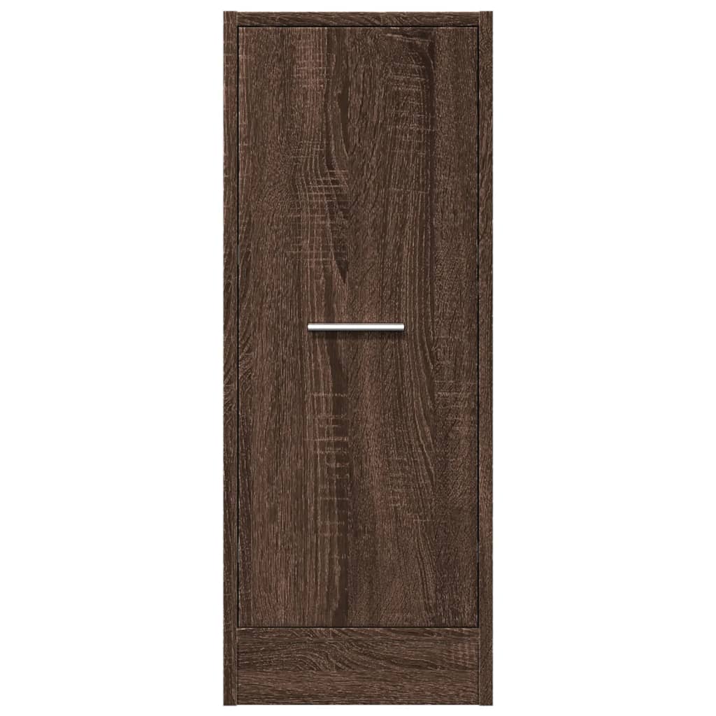 Apothekerskast 30x41x77,5 cm bewerkt hout bruin eikenkleurig