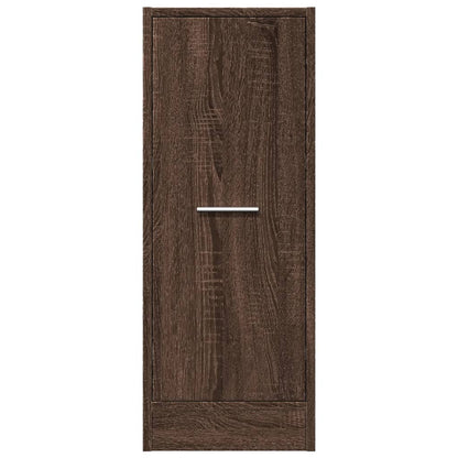 Apothekerskast 30x41x77,5 cm bewerkt hout bruin eikenkleurig