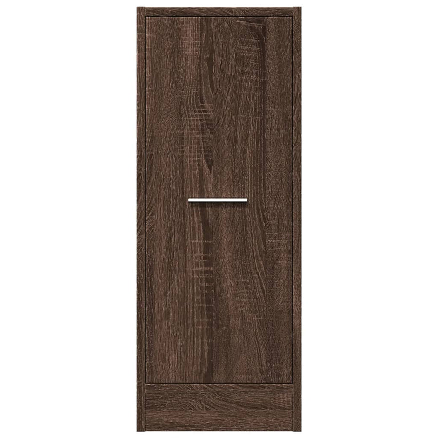 Apothekerskast 30x41x77,5 cm bewerkt hout bruin eikenkleurig