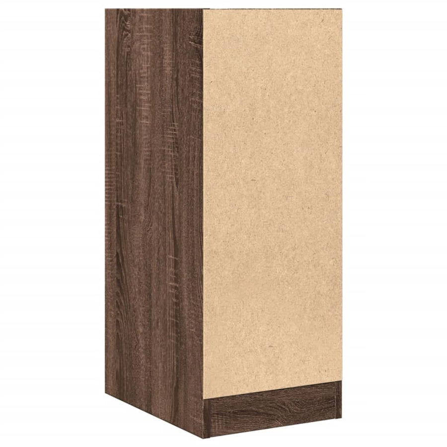 Apothekerskast 30x41x77,5 cm bewerkt hout bruin eikenkleurig