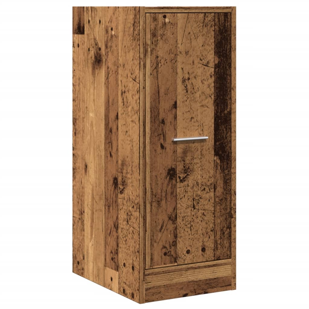 Apothekerskast 30x41x77,5 cm bewerkt hout oud houtkleurig