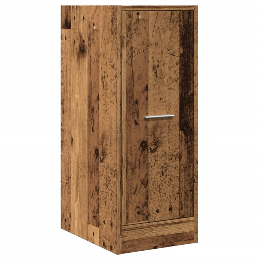 Apothekerskast 30x41x77,5 cm bewerkt hout oud houtkleurig