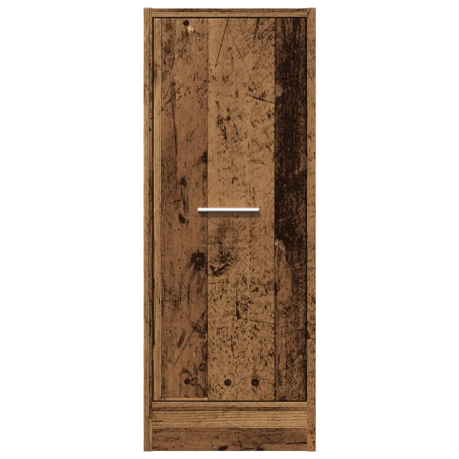 Apothekerskast 30x41x77,5 cm bewerkt hout oud houtkleurig