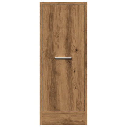 Apothekerskast 30x41x77,5 cm bewerkt hout artisanaal eikenkleur