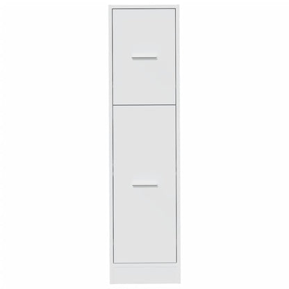 Apothekerskast 30x41x118 cm bewerkt hout wit
