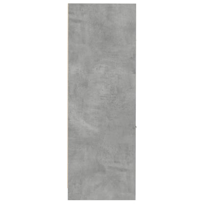 Apothekerskast 30x41x118 cm bewerkt hout betongrijs