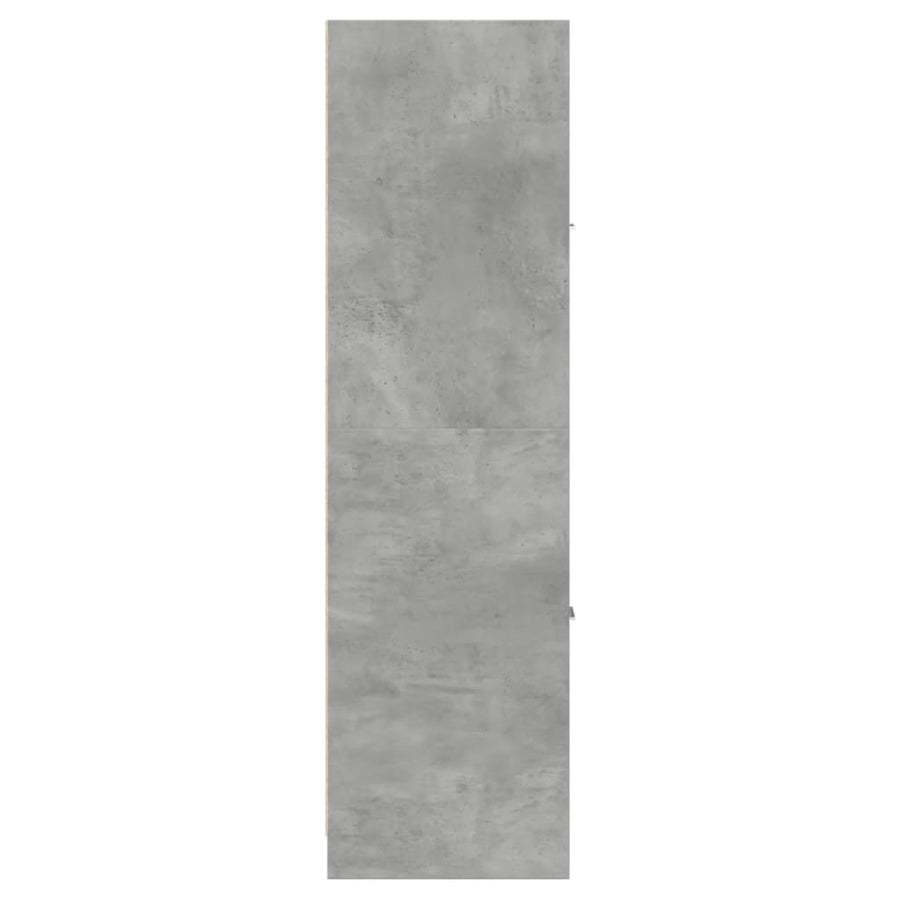 Apothekerskast 30x41x144,5 cm bewerkt hout betongrijs