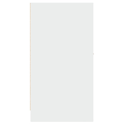 Apothekerskast 40x41x77,5 cm bewerkt hout wit