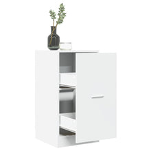 Apothekerskast 40x41x77,5 cm bewerkt hout wit