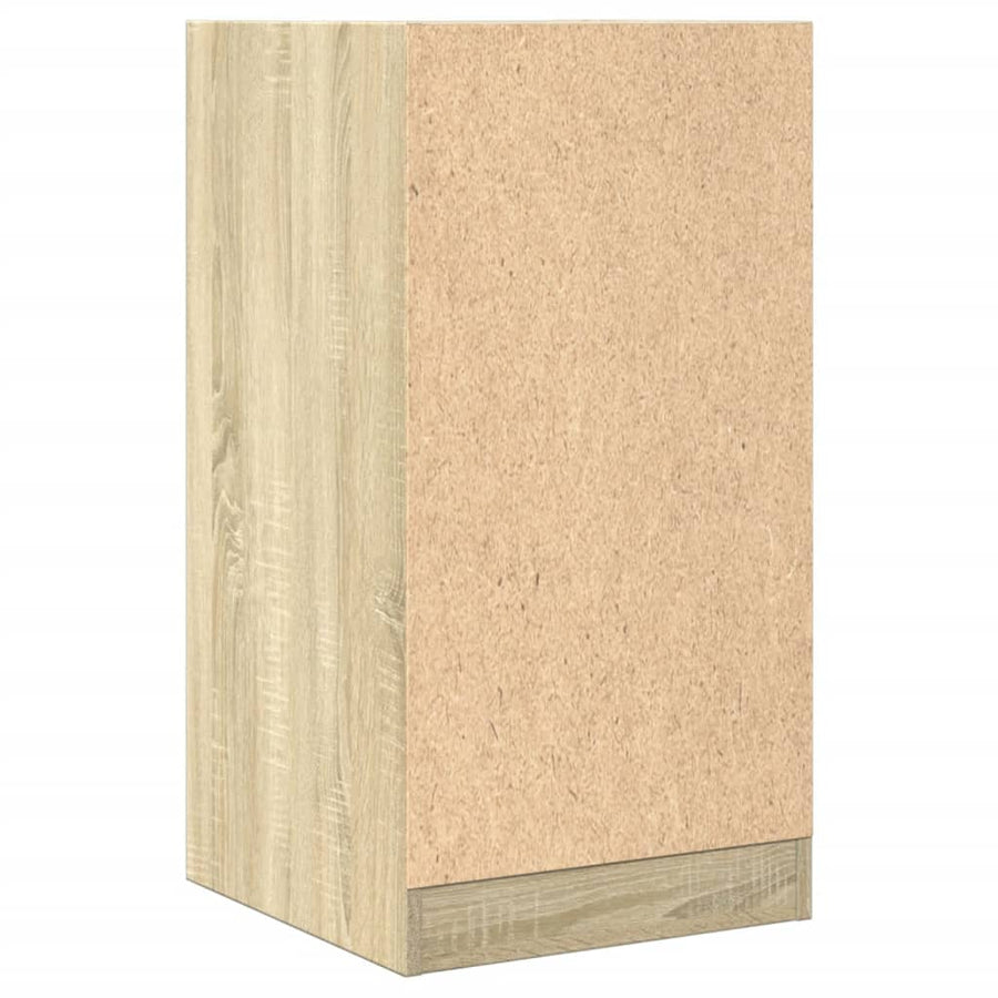 Apothekerskast 40x41x77,5 cm bewerkt hout sonoma eikenkleurig