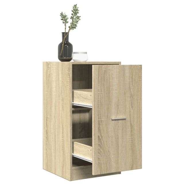 Apothekerskast 40x41x77,5 cm bewerkt hout sonoma eikenkleurig