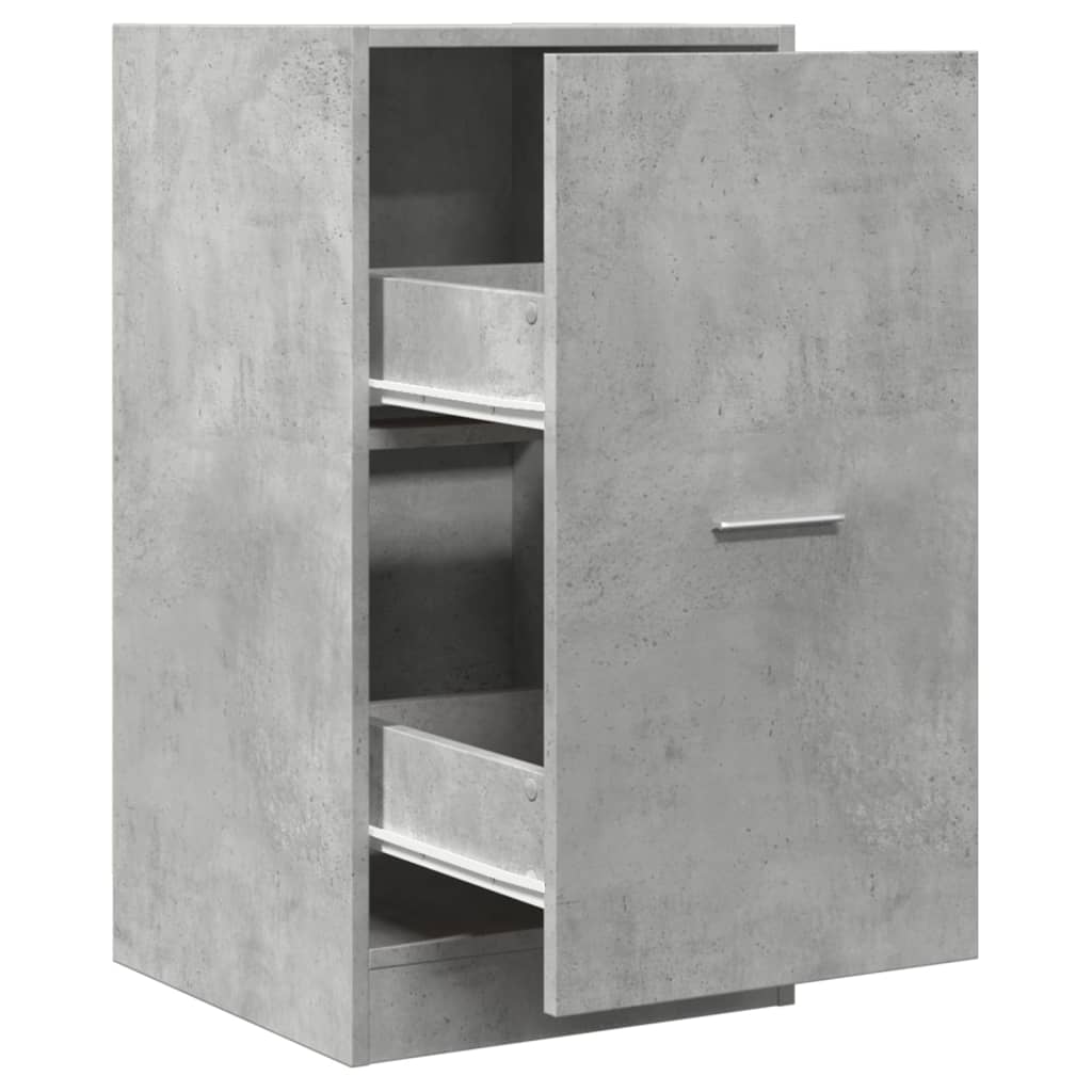 Apothekerskast 40x41x77,5 cm bewerkt hout betongrijs