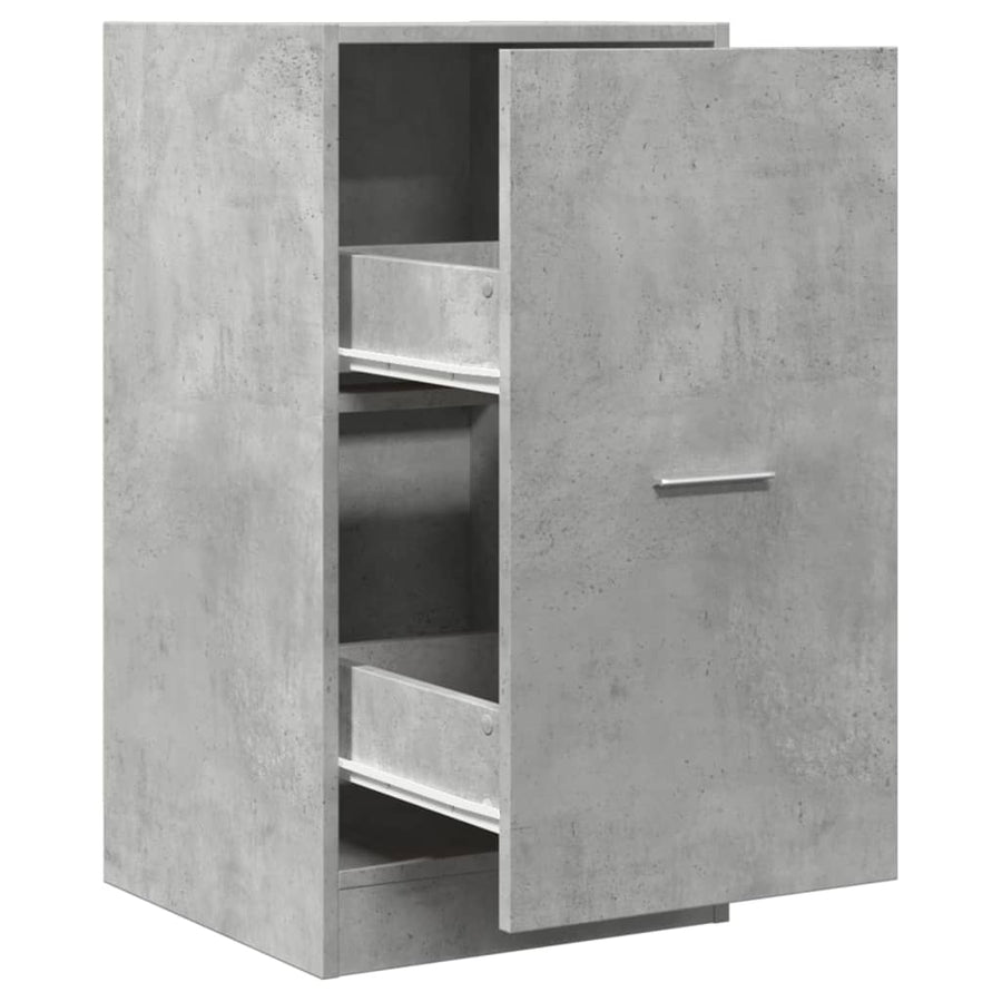 Apothekerskast 40x41x77,5 cm bewerkt hout betongrijs