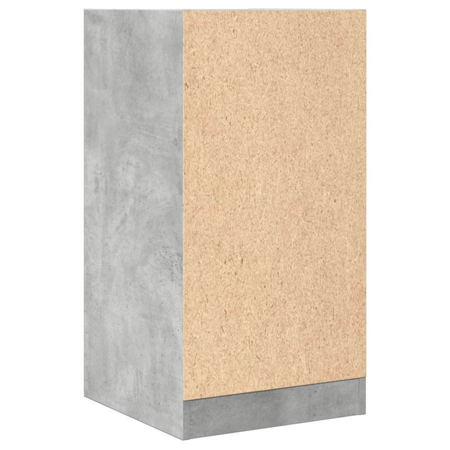 Apothekerskast 40x41x77,5 cm bewerkt hout betongrijs