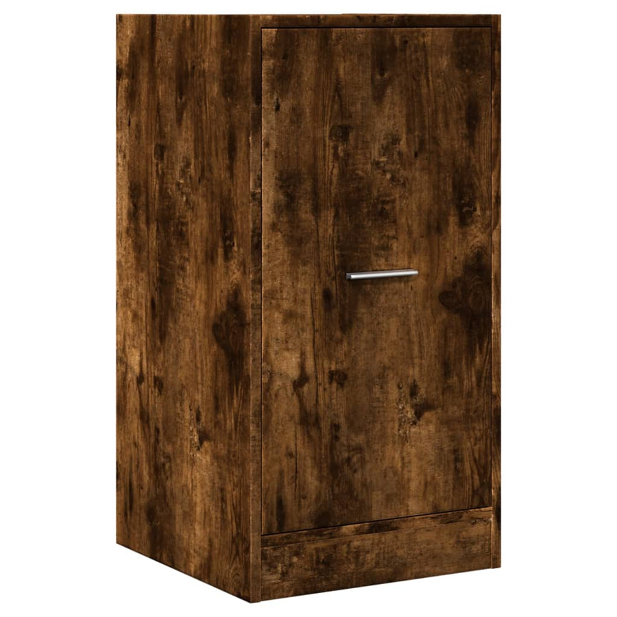 Apothekerskast 40x41x77,5 cm bewerkt hout gerookt eikenkleurig