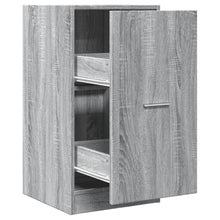 Apothekerskast 40x41x77,5 cm bewerkt hout grijs sonoma eiken