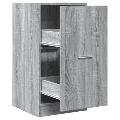 Apothekerskast 40x41x77,5 cm bewerkt hout grijs sonoma eiken