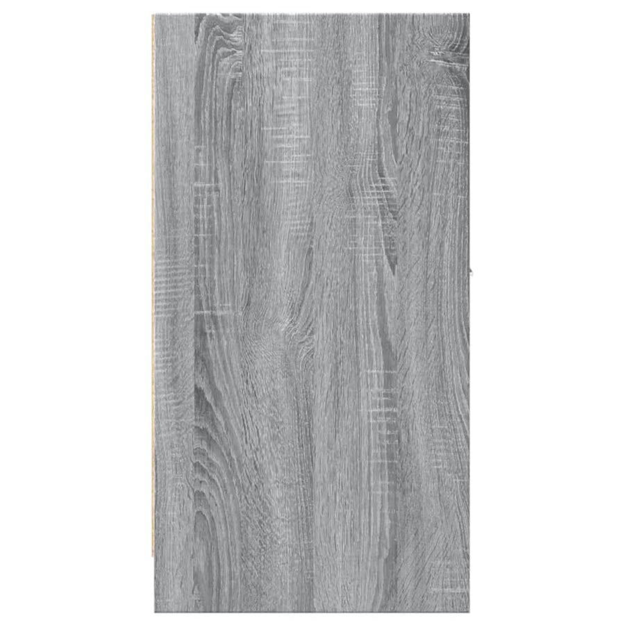 Apothekerskast 40x41x77,5 cm bewerkt hout grijs sonoma eiken