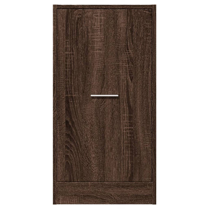 Apothekerskast 40x41x77,5 cm bewerkt hout bruin eikenkleurig