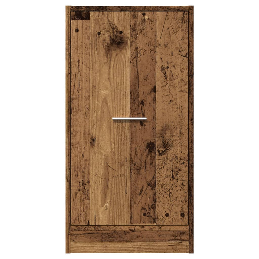 Apothekerskast 40x41x77,5 cm bewerkt hout oud houtkleurig