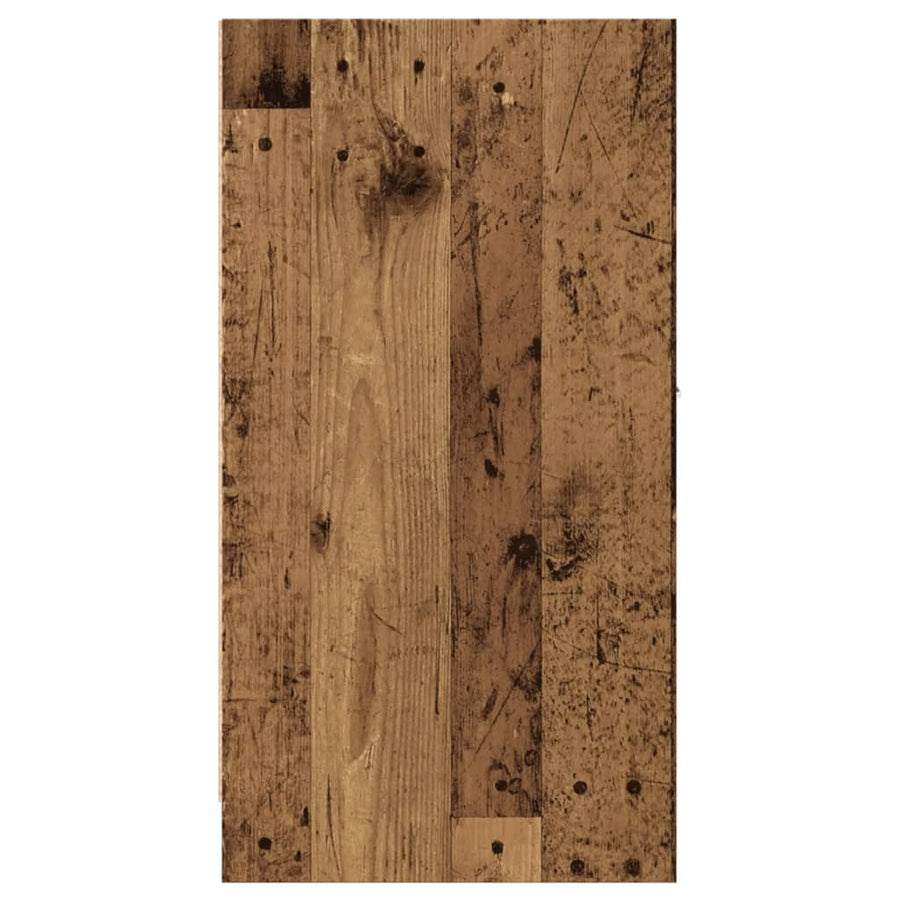 Apothekerskast 40x41x77,5 cm bewerkt hout oud houtkleurig