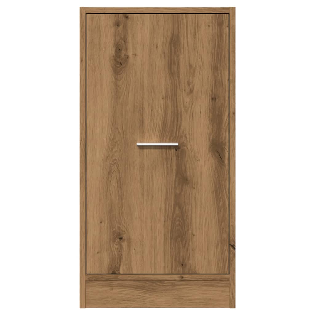 Apothekerskast 40x41x77,5 cm bewerkt hout artisanaal eikenkleur