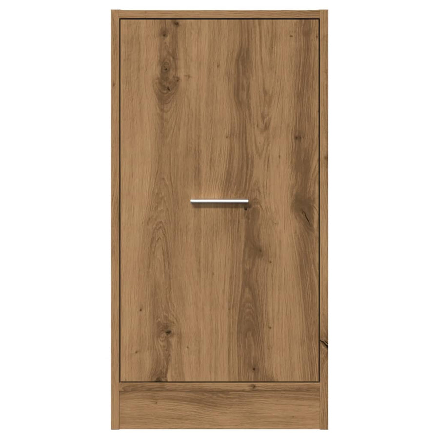 Apothekerskast 40x41x77,5 cm bewerkt hout artisanaal eikenkleur