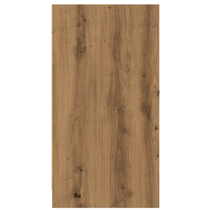 Apothekerskast 40x41x77,5 cm bewerkt hout artisanaal eikenkleur