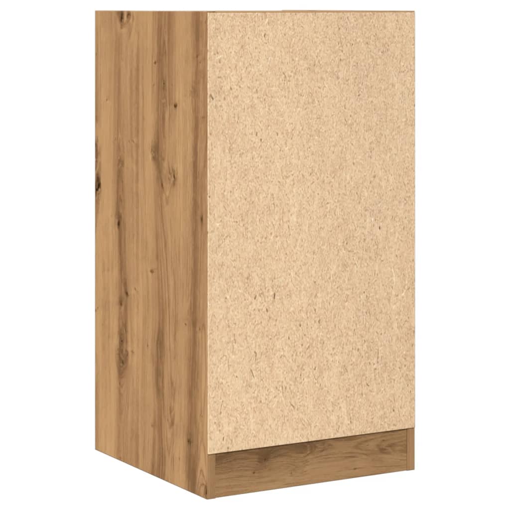 Apothekerskast 40x41x77,5 cm bewerkt hout artisanaal eikenkleur