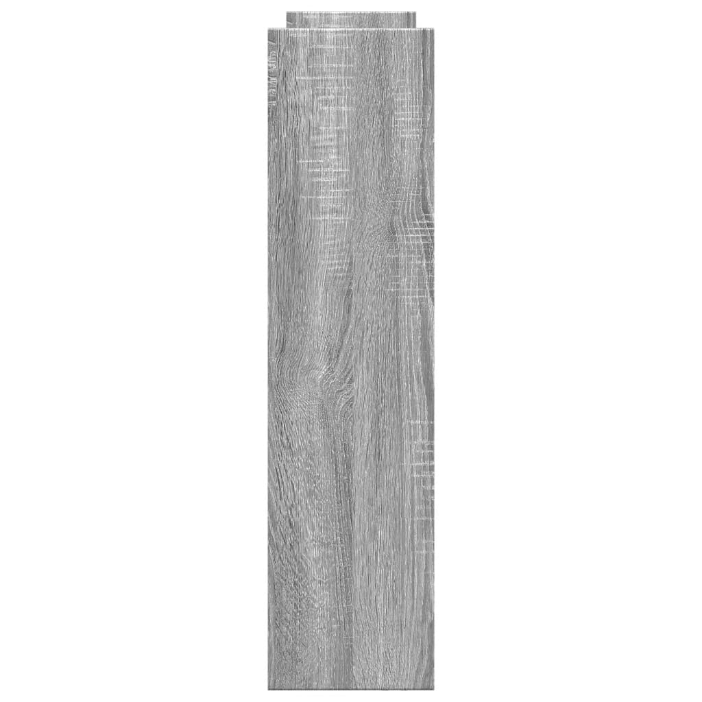 Opbergtrolley smal 4-laags bewerkt hout grijs sonoma eiken