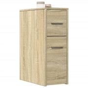 Badkamerkast 22x44x61.5 cm bewerkt hout sonoma eiken