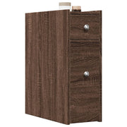 Badkamerkast 21.5x50x60 cm bewerkt hout bruin