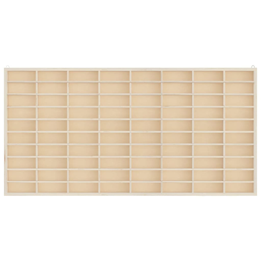 Wandkast met 80 vakken 80x4,5x40,5 cm