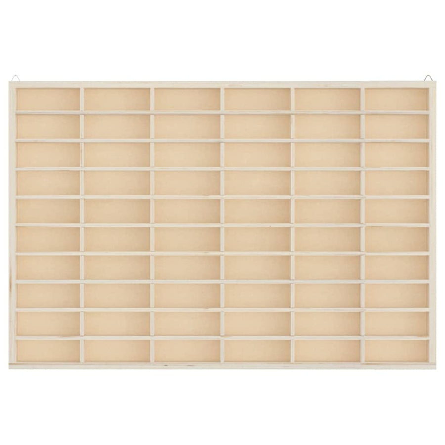 Wandkast met 60 vakken 60x4,5x40,5 cm