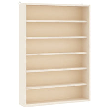 Wandkast met 6 schappen 40x8,5x55 cm