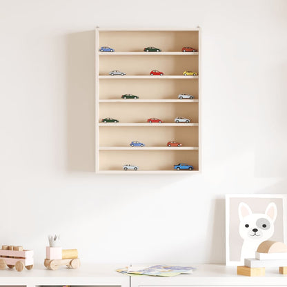 Wandkast met 6 schappen 40x8,5x55 cm