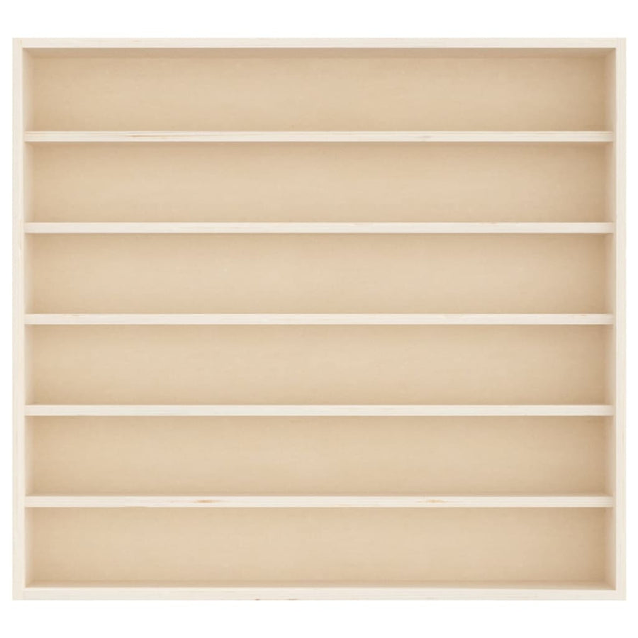 Wandkast met 6 schappen 60x8,5x55 cm
