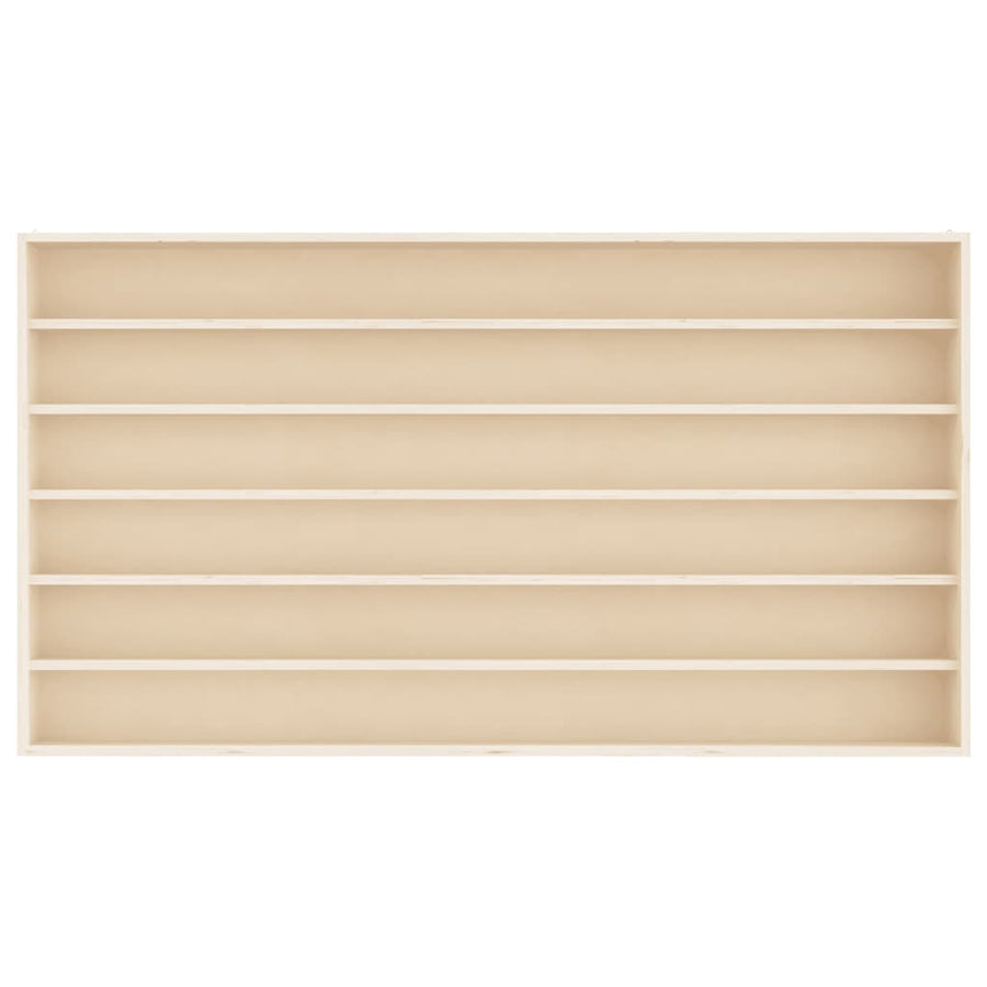 Houten Verzamelvitrine Met 6 Planken 100X8,5X55 Cm 100 x 8.5 x 55 cm