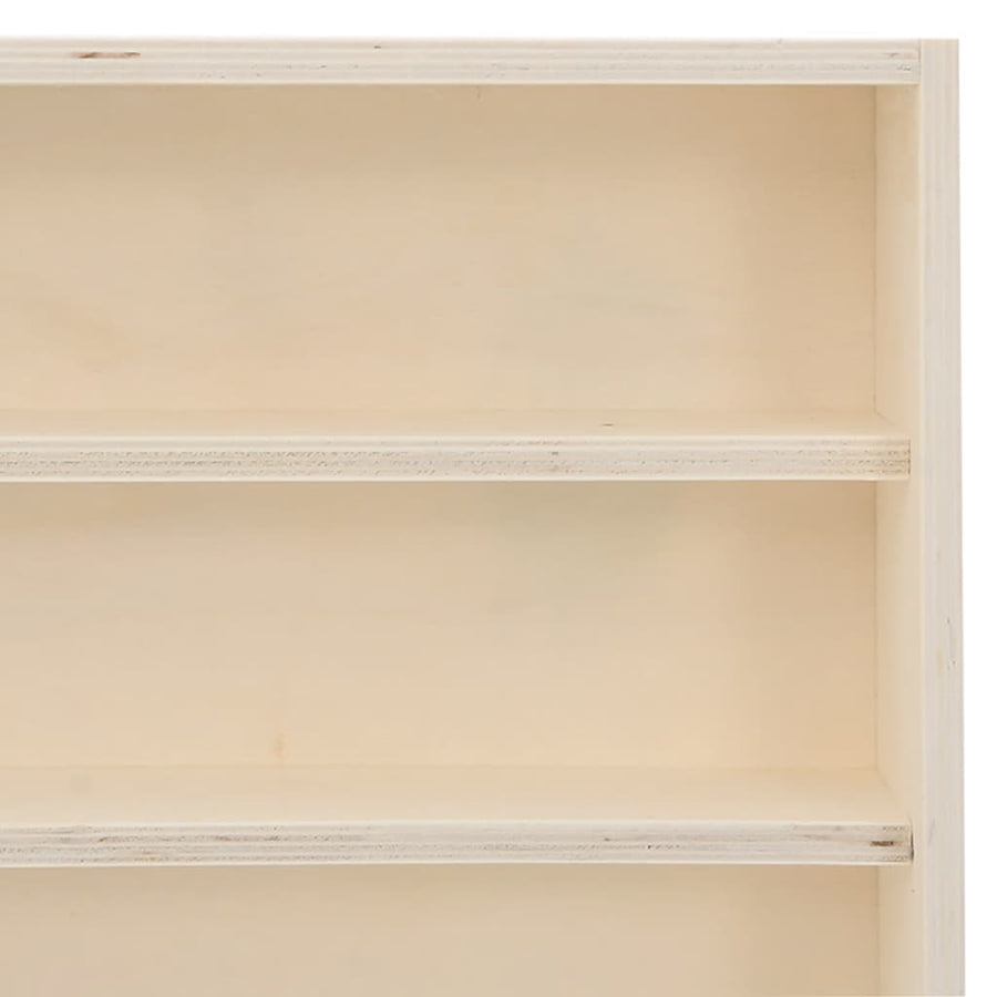 Houten Verzamelvitrine Met 6 Planken 100X8,5X55 Cm 100 x 8.5 x 55 cm