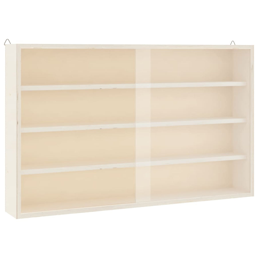 Wandkast met deuren 60x8,5x37 cm