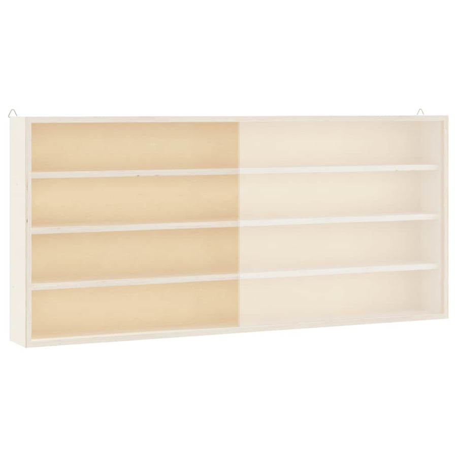 Wandkast met deuren 80x8,5x37 cm