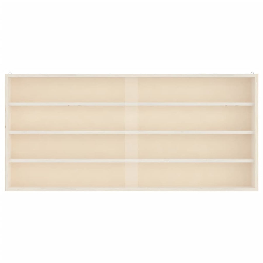 Wandkast met deuren 80x8,5x37 cm