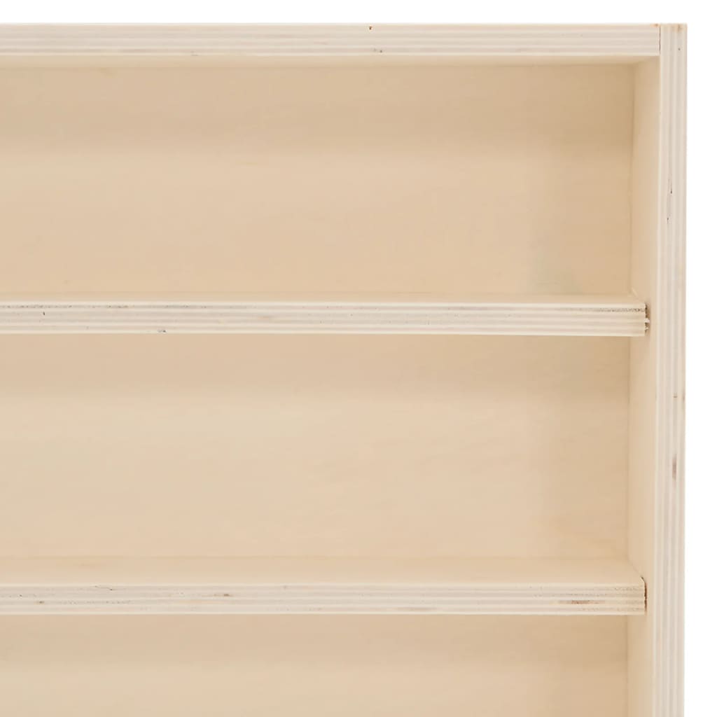 Houten verzamelvitrine met deuren 100x8,5x37 cm